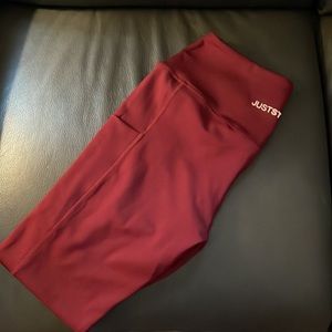 JUST STRONG - Leggings - Deep Burgundy